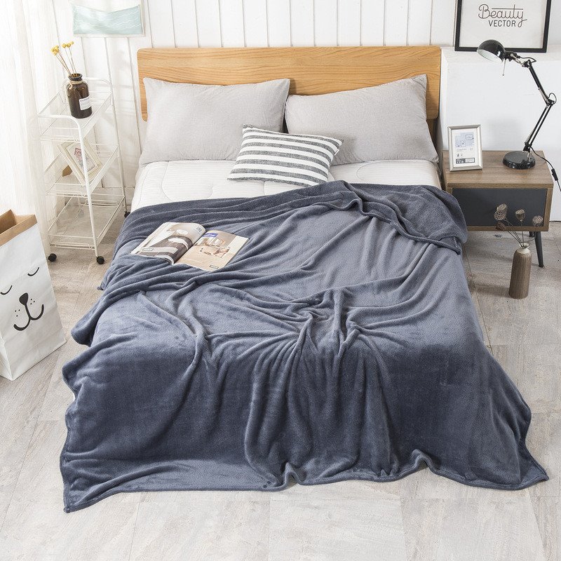 Coperta in pile di flanella corallo anti-pillola
