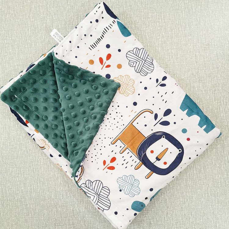 Coperte per bambini con stampa animalier