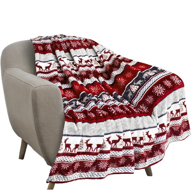 Coperta di flanella natalizia