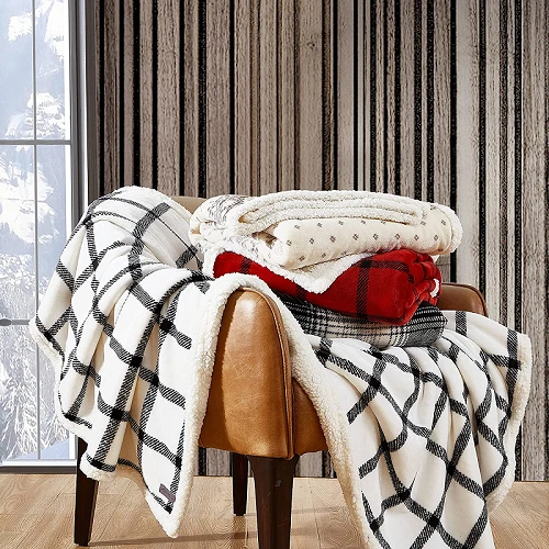 Christmas Sherpa Blanket For Kids