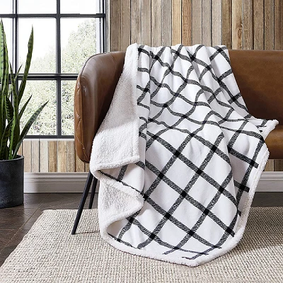 Coperta natalizia in sherpa per bambini