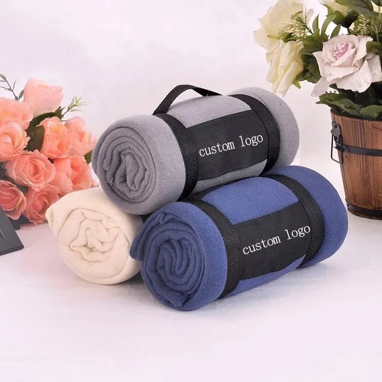 Coperta in pile polare in stile classico