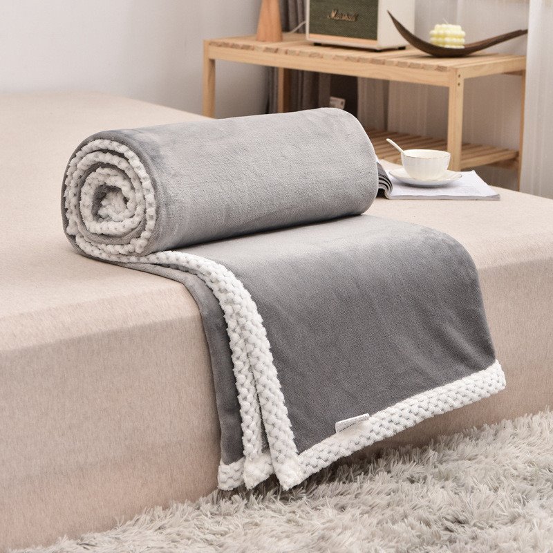 Coperta in maglia di corallo