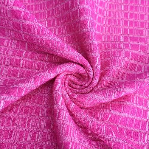 Tessuto in maglia di cotone a costine