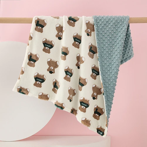 Coperte Minky Dots a doppio strato