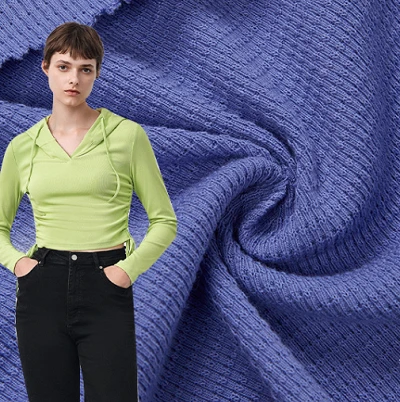 Tessuto a maglia jacquard bifacciale