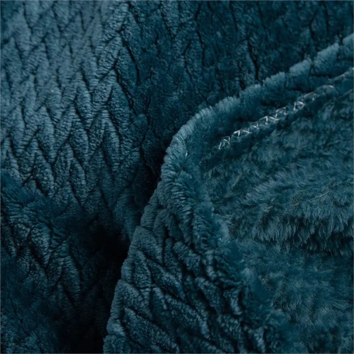 Customized Microfiber Flannel Fleece Throw Blanket