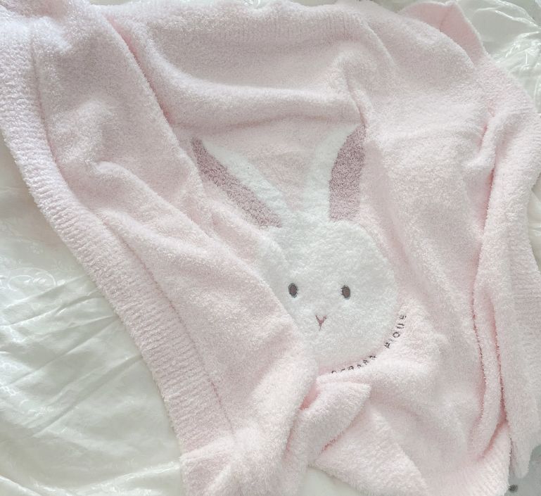 Coperta Coniglietto Rosa