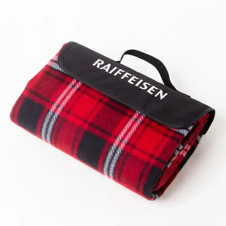 Coperta da picnic portatile in pile polare