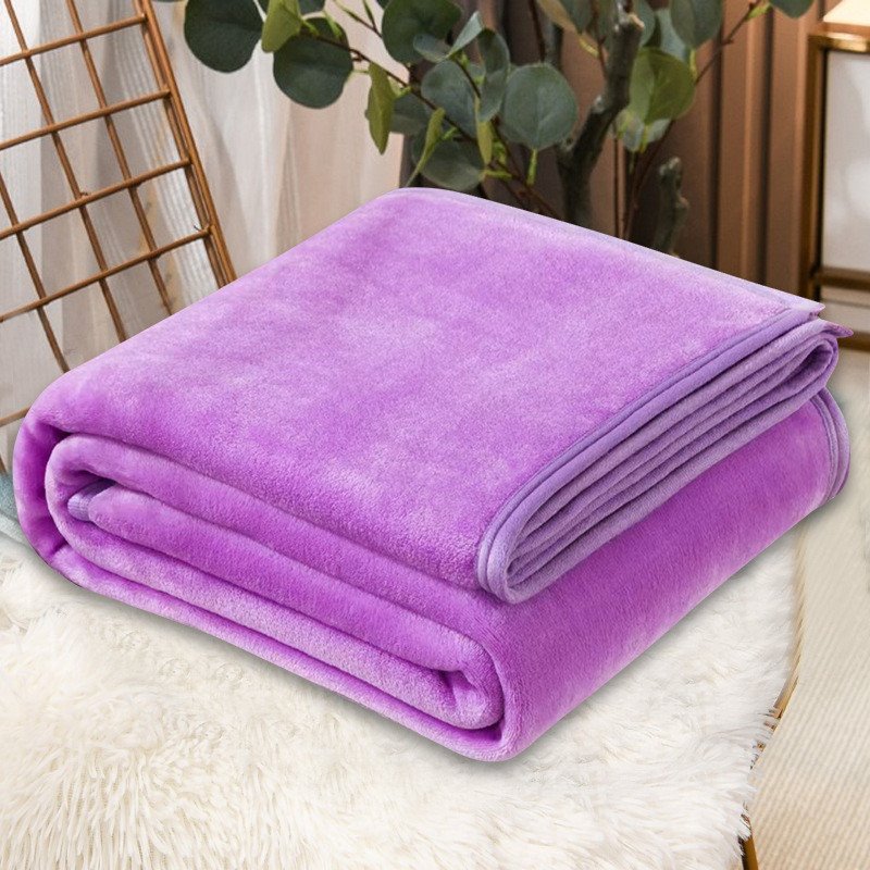 Coperta in pile corallo stampato