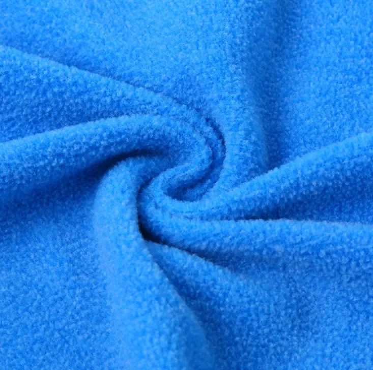 Tessuto Sherpa Boucle Fleece Due spazzole laterali