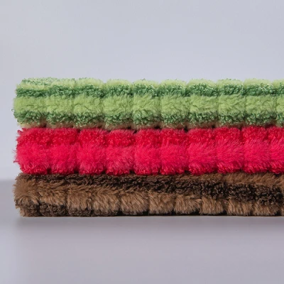 Tessuto jacquard sherpa singolo