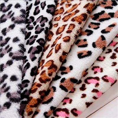 Tessuto corallo stampato 100% poliestere per coperta