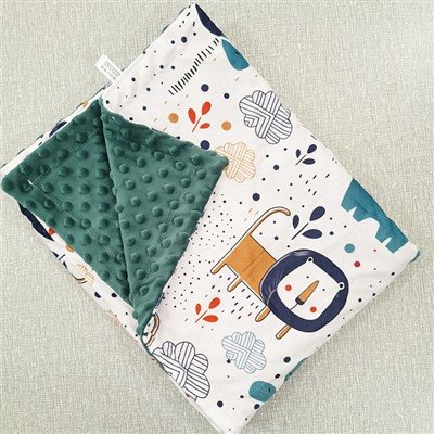 Coperte per bambini con stampa animalier
