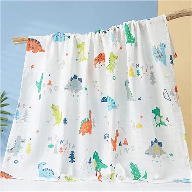 Baby ricevendo coperte al 100% cotone