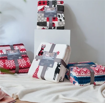 Coperta Sherpa con decorazioni