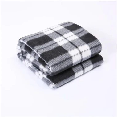 Coperta in pile polare lavorata a maglia