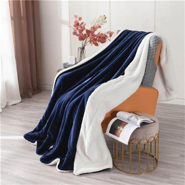 Coperta Sherpa portatile e pieghevole