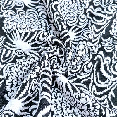 Stretch Maglia Jacquard Tessuto