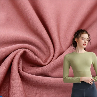 Tessuto in spandex di poliestere per sport da yoga per abbigliamento sportivo