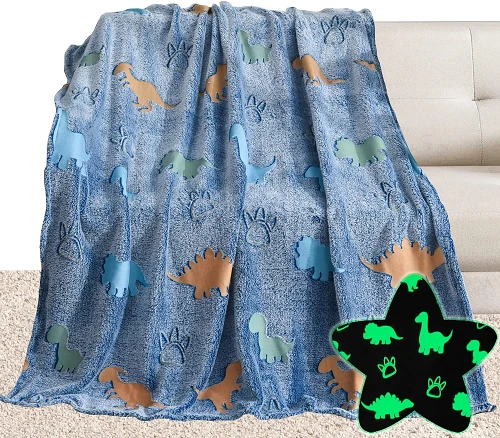 Star Moon Shining Luminous Blanket