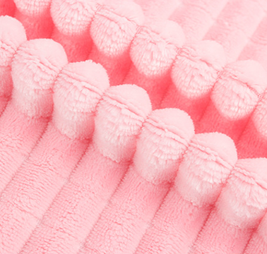 Jacquard Flannel Fleece Fabric 