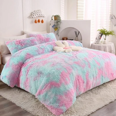 Coperta in pile Sherpa PV Tie Dye