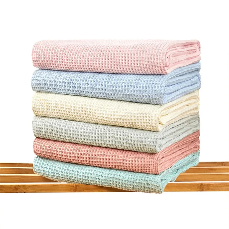 Waffle Weave Baby Blanket