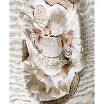 Baby Muslin Tassel Blanket