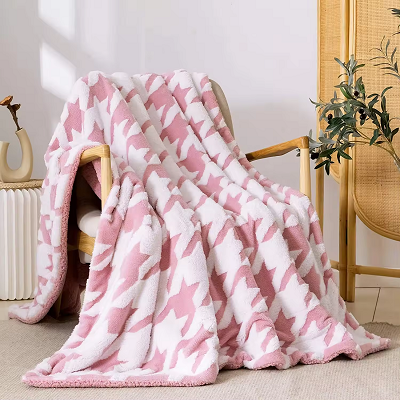 Stampa inverno sherpa coperta