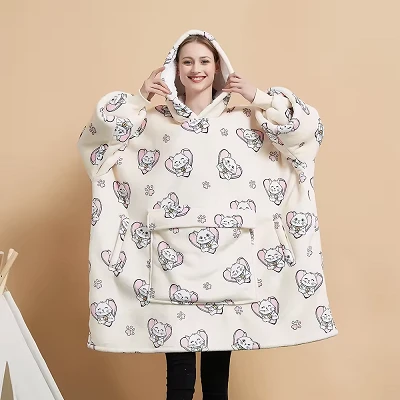 Coperta indossabile con cappuccio