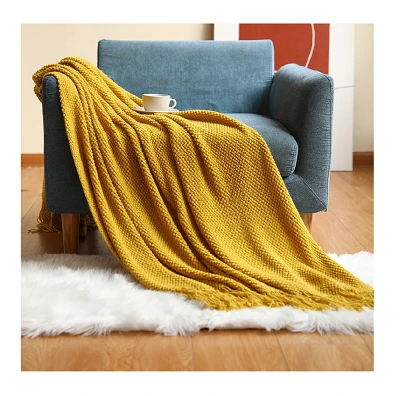Tassel Fringe Throw Blanket