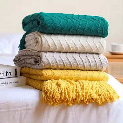 Lancia una coperta grosso con nappe