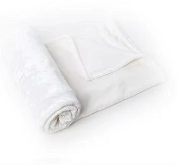 Coperta di flanella bianca